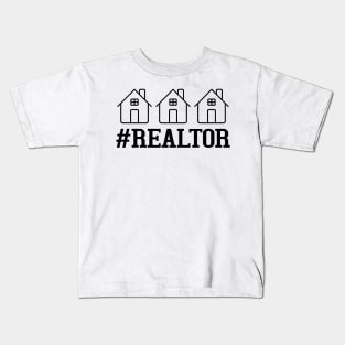 Hashtag Realtor Kids T-Shirt